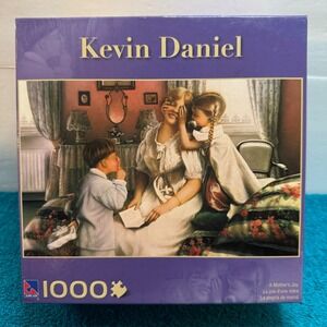 Sure-Lox Kevin Daniel A Mother's Joy 1000 Piece Jigsaw Puzzle Sealed New Art